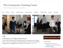 Tablet Screenshot of constructiveteachingcentre.com